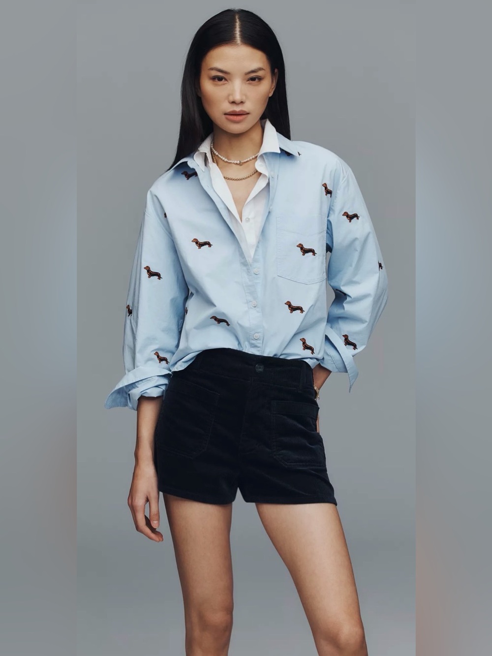 Anthropologie Maeve Button Down Shirt